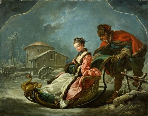 François Boucher-The Four Seasons, Winter 1755 | Winter painting ...