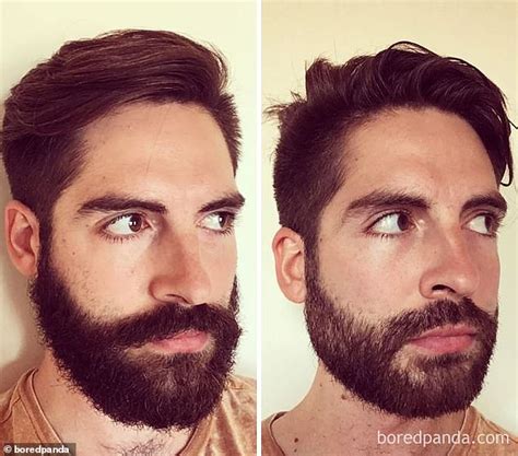 amazing beard transformations show importance of maintaining facial hair daily mail online