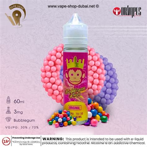 Bubble Gum Kings Original 60ml By Dr Vapes Abu Dhabi Dubai Vape Shop