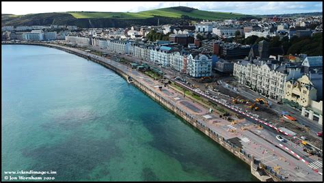 Aerial View Of Douglas Promenade Isle Of Man 11020