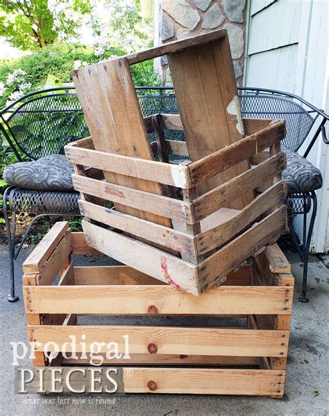 Upcycled Crates For Farmhouse Decor Prodigal Pieces