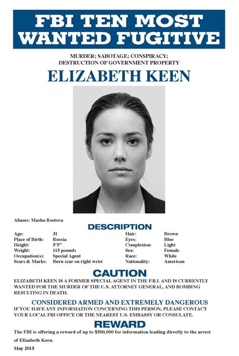 Wanted Posters From The Blacklist Rpf Costume And Prop Maker Community
