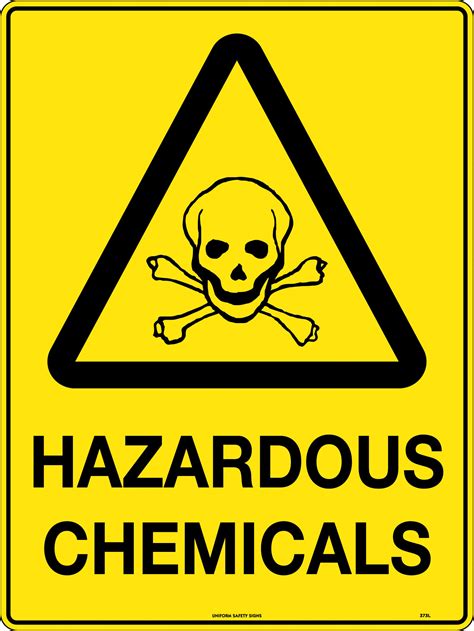 Chemical Sign Hazard Symbols