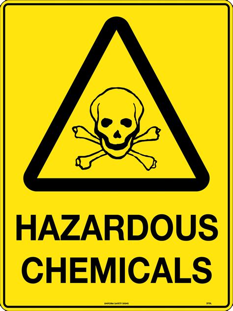 58 Chemical Sign Hazard Symbols