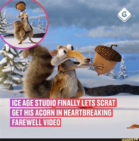 Ice Age Studio Finally Lets Scrat Get His Acorn In Heartbreaking