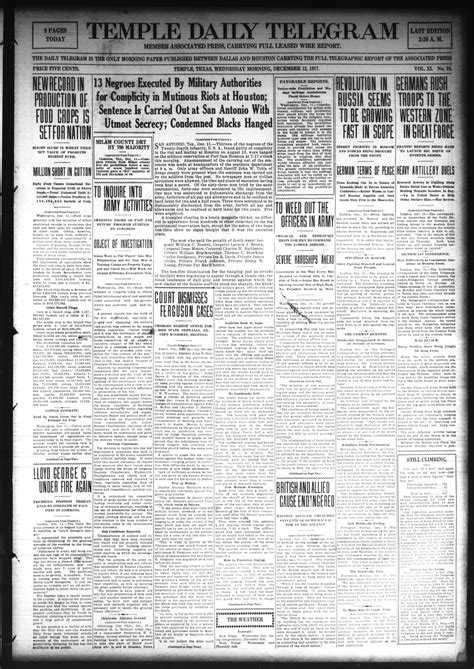 Temple Daily Telegram (Temple, Tex.), Vol. 11, No. 24, Ed. 1 Wednesday