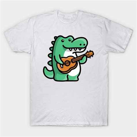 Cute Baby Crocodile Playing Guitar Cute Baby Crocodile Playing Guitar
