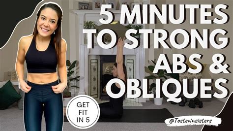 Minutes To Strong Abs Obliques Get Fit In Day Day Workout Challenge Youtube