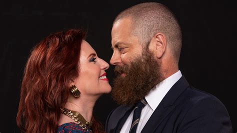Megan Mullally And Nick Offerman It Really Is A Great Love Story