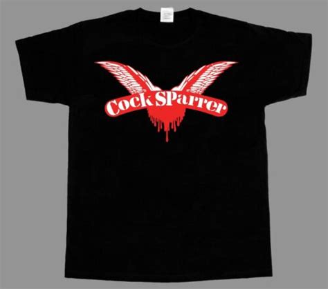 Cock Sparrer Classic Wings Logo Punk New Short Long Sleeve Black T
