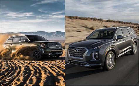 Hyundai Palisade Vs Kia Telluride 3 Row Suv Differences 3rd Row Suv