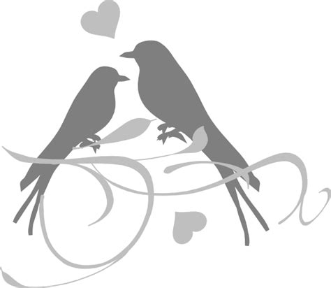 Lovebird Wedding Invitation Clip Art Bird Png Download 600522