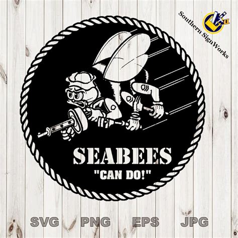 Us Navy Seabee Svg And Cut Files For Crafters Files For Etsy