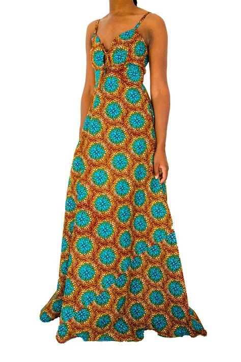 Robe maxi ankara imprime africain robe longue pagne tissu. Model Pagne Africain Robe Longue