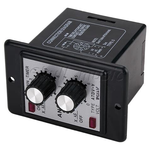 Dc 12v Delay Timer Repeat Cycle Time Relay Adjustable 0 6s 5a Contact