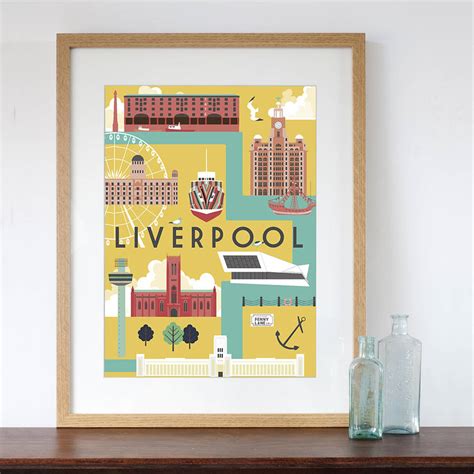 Check out our liverpool poster selection for the very best in unique or custom, handmade pieces from our wall décor shops. Liverpool City Art Print By Natalie Singh ...