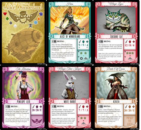 Maybe you would like to learn more about one of these? Cool inventions for entertainment: Alice of wonderland trading card games