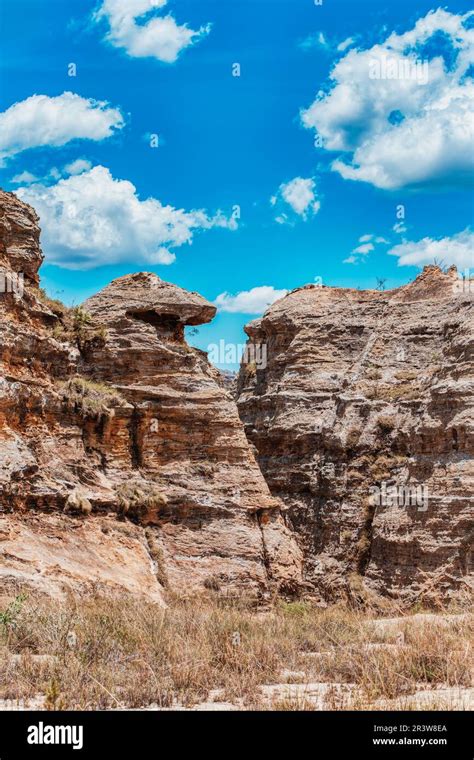 Parque Nacional De Isalo En La Región De Ihorombe Paisaje Salvaje Con