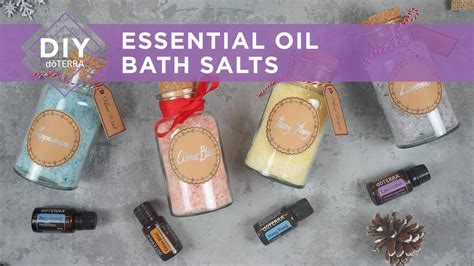 Doterra At Home Essential Oil Bath Salts Youtube