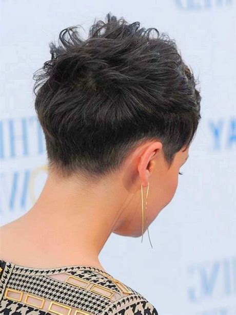 Back View Of Short Pixie Haircuts Style And Beauty