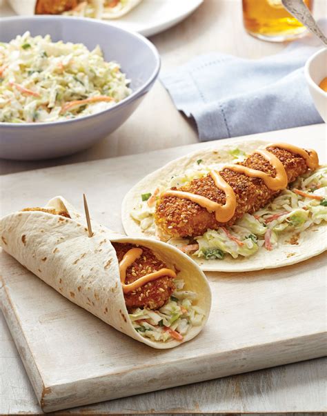 Sweet And Spicy Chicken Wraps With Sriracha Mayonnaise Recipe