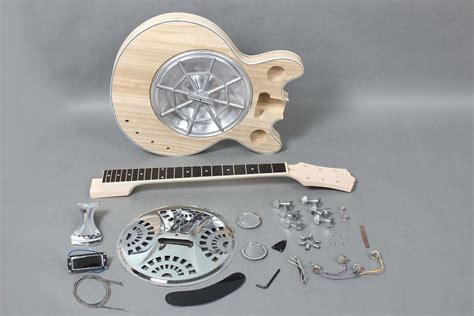 Basswood body with edge covering, maple wood fingerboard and guitar neck. BASSWOOD DOBRO ELECTRIC GUITAR DIY KIT - Clandestine ...