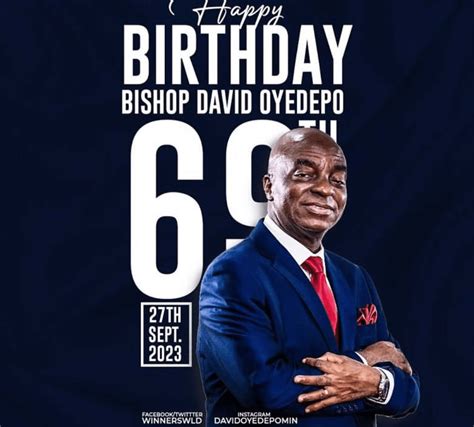 Bishop Oyedepo Celebrates 69th Birthday