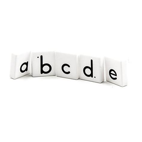 Hand2mind Plastic Lowercase Alphabet Letter Tiles 34 Inch With