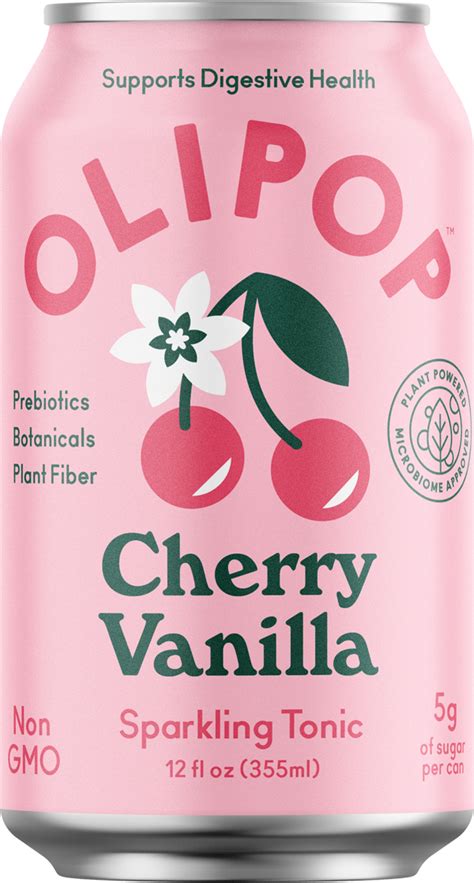 Cherry Vanilla Soda Alternative Olipop