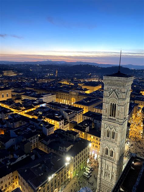 Florence Italy Skyline At Night Urbanexploration