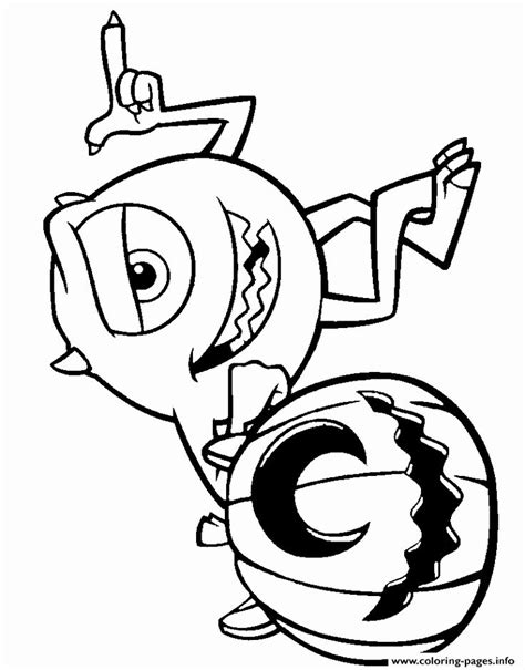 This preserves your color and allows your hair to heal itself. Disney Halloween Coloring Pages Unique Mike Wazowski ...