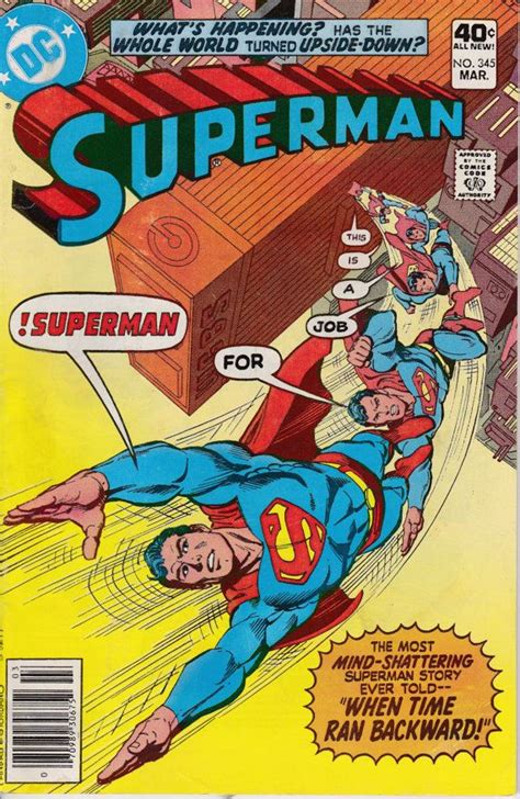 Superman 1939 1st Series 345 March 1980 Issue Dc Comics Grade G