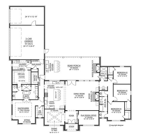 Colonial House Floor Plans
