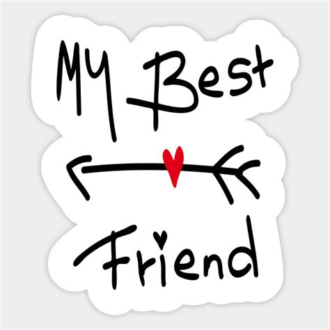 my best friend - Bff - Sticker | TeePublic