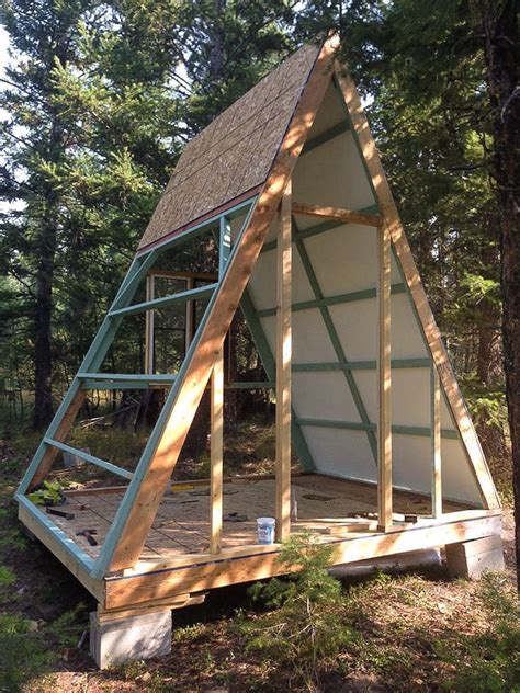 How To Build An A Frame Cabin A Frame House Plans Bui