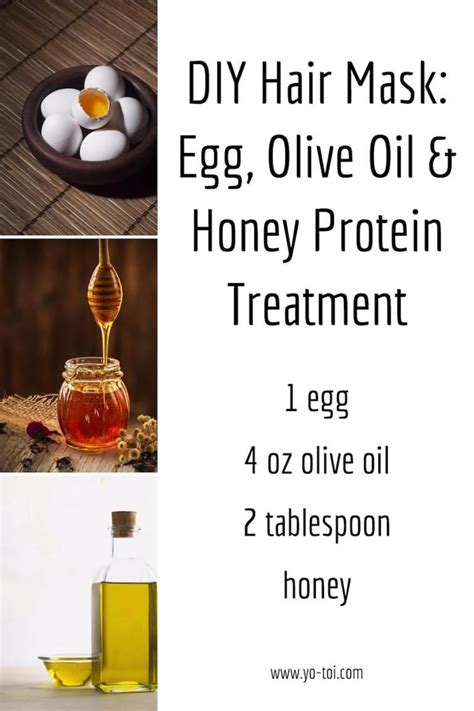 While coconut oil moisturizes and nourishes your dry hair, honey acts as a humectant to restore moisture to your scalp. DIY Hair Mask: Egg, Olive Oil & Honey Protein Treatment ...