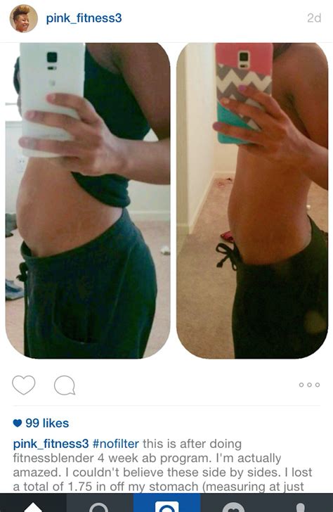 Wow This Is A Big Change For Just Weeks She Used Our Week Core Program For Abs Obl