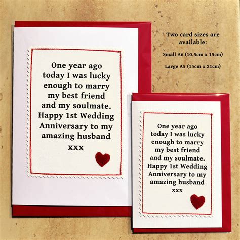 Handmade First Anniversary Card By Jenny Arnott Cards And Ts