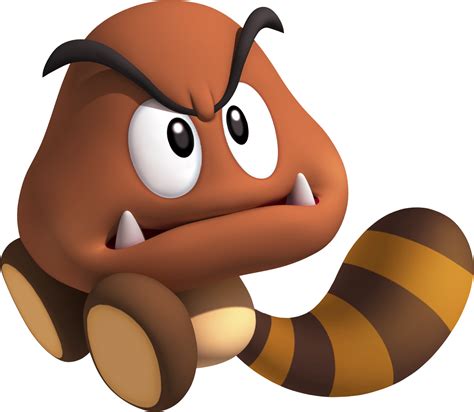 Tail Goombas Are Sub Species Of Goombas Who Have Tanooki Tails On Their