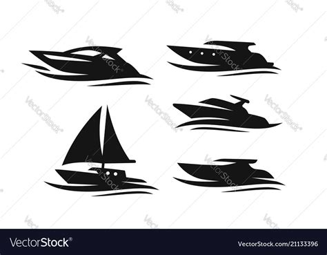 Boats And Ships Royalty Free Vector Image VectorStock