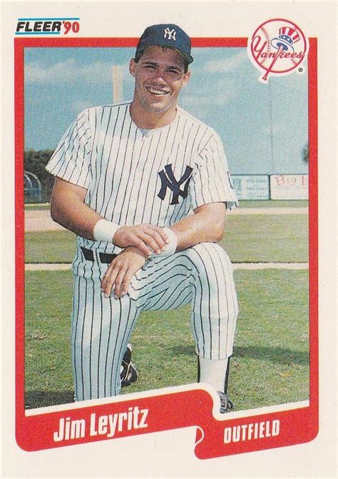 1990 Fleer Update U 112 Jim Leyritz Trading Card Database