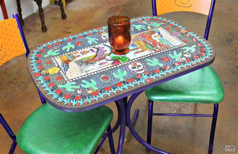 The Most Epic Mosaic Table Top Ever Crafty Chica