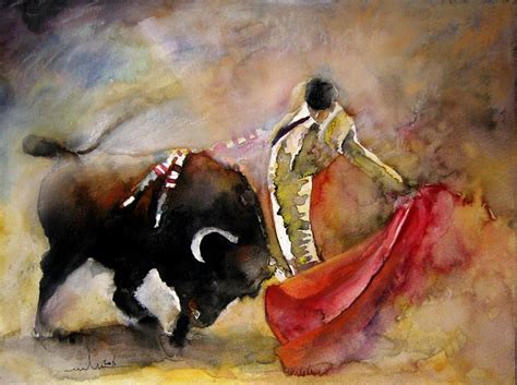 Bullfight Paintings Cuadros Taurinos Peintures De Corridas Arte