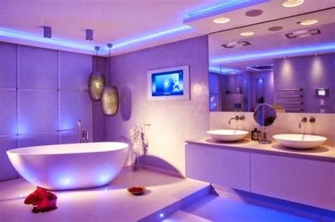 Bathroom Led Lighting Ideas Salle De Bains Moderne Éclairage De