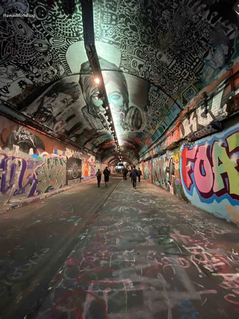 Hawaii Mom Blog Visit London Leake Street Arches Aka The Graffiti Tunnel