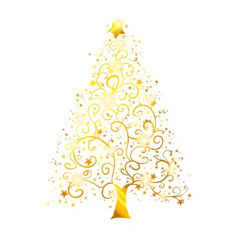 Christmas Tree Creative Golden Star Decoration Golden Christmas Tree