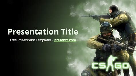 Counter Strike Powerpoint Template Prezentr Ppt Templates