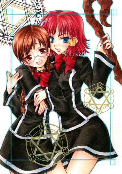 Ruquia And Clala Quiz Magic Academy Drawn By Aoiyuukaaonokokoro
