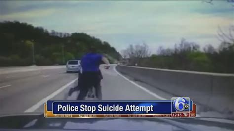 video new jersey police sergeant stops man from committing suicide 6abc philadelphia
