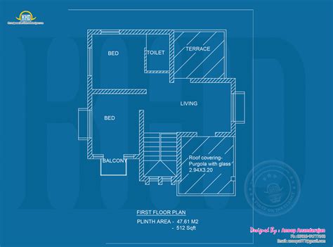Day Night View And Blueprint Of Modern House Kerala Home Design And